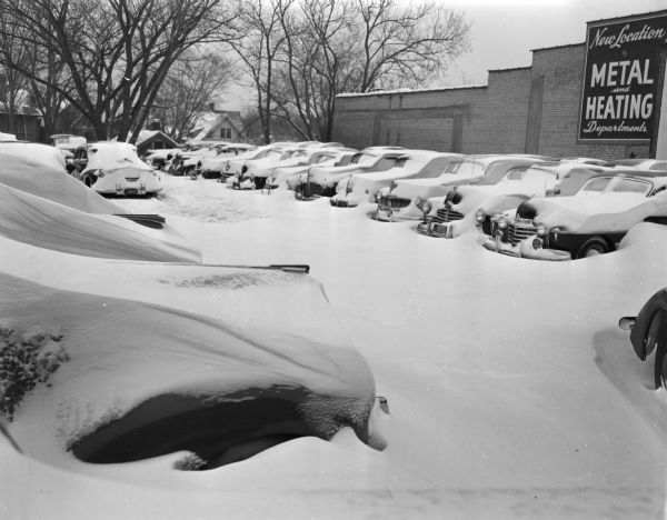 Heavy blanket of snow